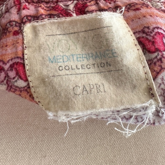 3/$20 💥 Voyage Blouson Strapless Maxi Dress Ruffle Smocked Pink Boho Paisley M - Picture 3 of 16